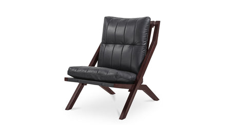Preston Accent Chair Black by Moe's Home at Eve Furniture