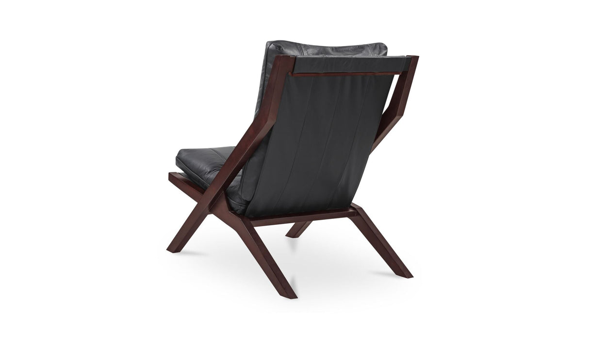 Preston Accent Chair Black by Moe's Home at Eve Furniture