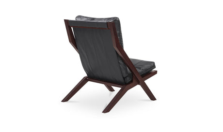 Preston Accent Chair Black by Moe's Home at Eve Furniture