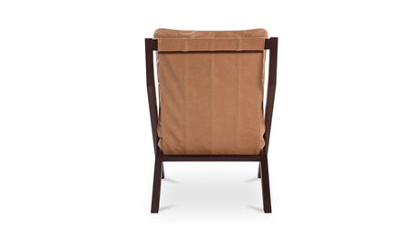 Preston Accent Chair Tan by Moe's Home at Eve Furniture
