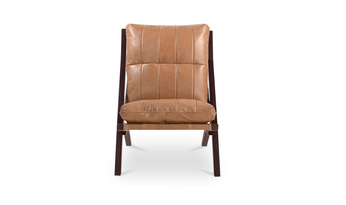 Preston Accent Chair Tan by Moe's Home at Eve Furniture