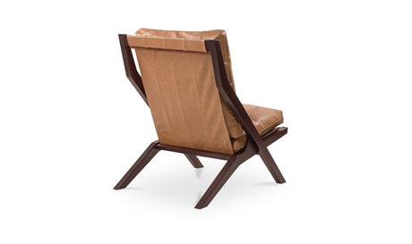 Preston Accent Chair Tan by Moe's Home at Eve Furniture