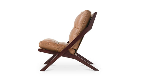 Preston Accent Chair Tan by Moe's Home at Eve Furniture