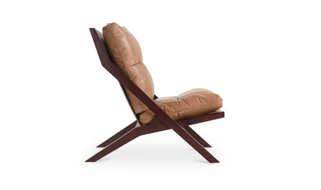 Preston Accent Chair Tan by Moe's Home at Eve Furniture