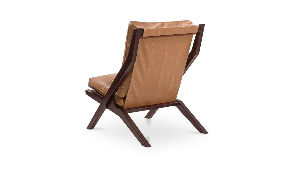 Preston Accent Chair Tan by Moe's Home at Eve Furniture