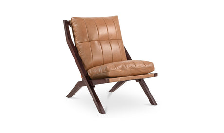 Preston Accent Chair Tan by Moe's Home at Eve Furniture