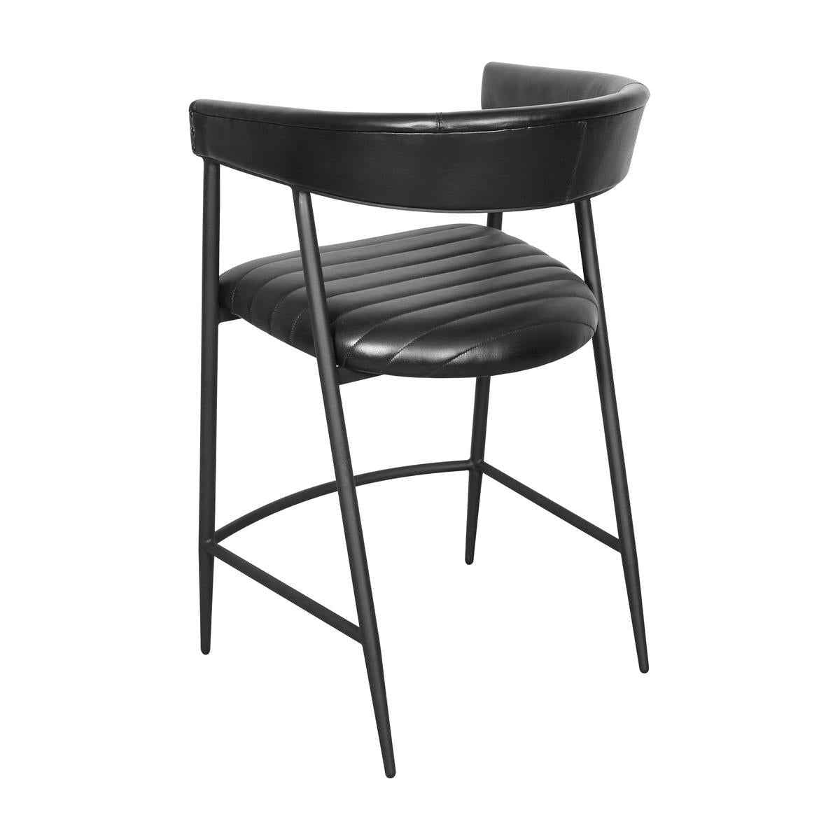 Preston Black Counter Stool by Classic Home at Eve Furniture