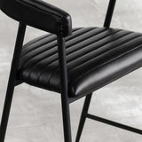Preston Black Counter Stool by Classic Home at Eve Furniture