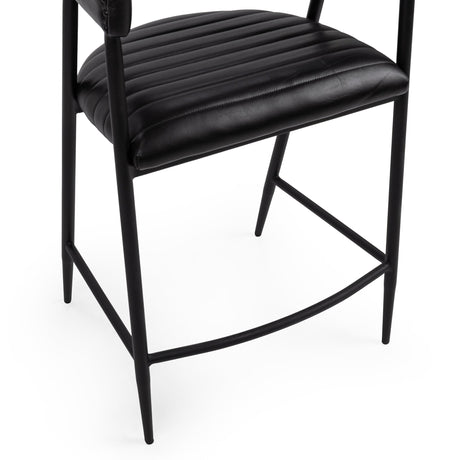 Preston Midnight Raven Counter Stool by Classic Home at Eve Furniture