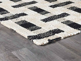 Preston Ivory/Black Rug by Classic Home at Eve Furniture