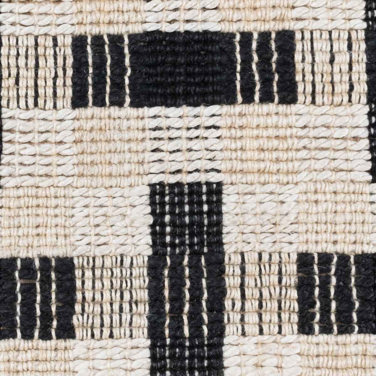 Preston Ivory/Black Rug by Classic Home at Eve Furniture