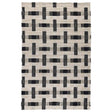 Preston Ivory/Black Rug by Classic Home at Eve Furniture