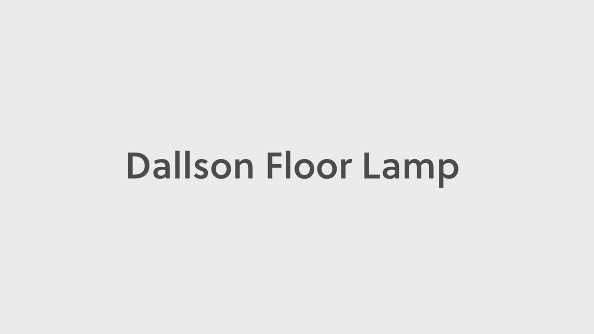 Dallson Brown Floor Lamp