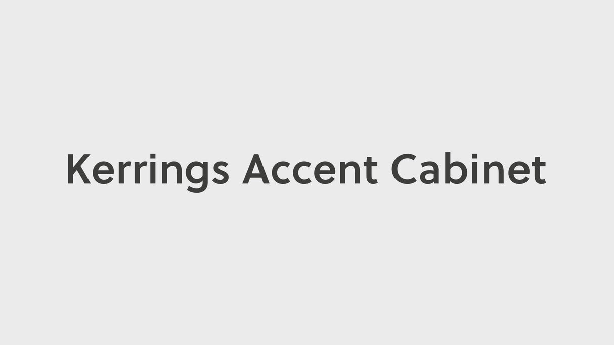 Kerrings Brown/Black/White Accent Cabinet