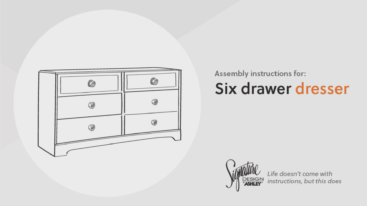 Paxberry Whitewash Dresser