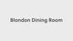 Blondon Brown/Black Dining Table and 6 Chairs