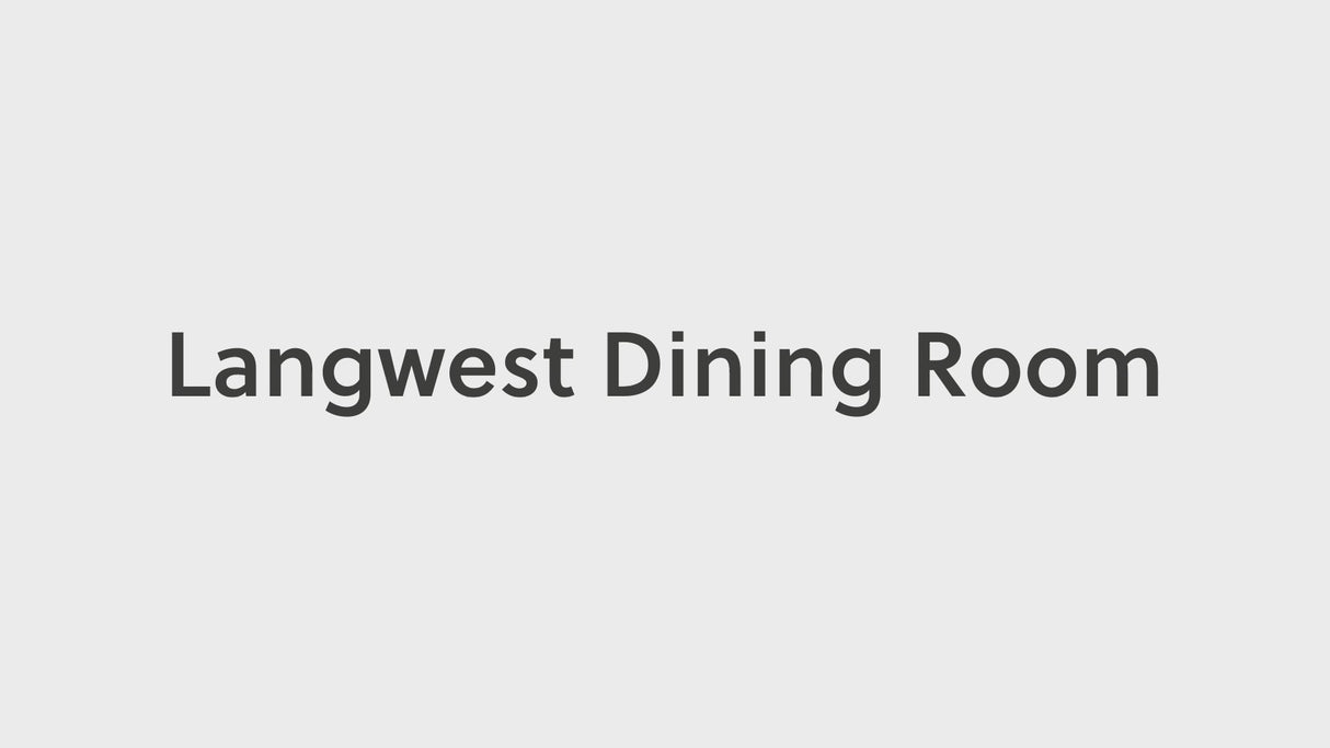 Langwest Brown Counter Height Dining Table and 4 Barstools