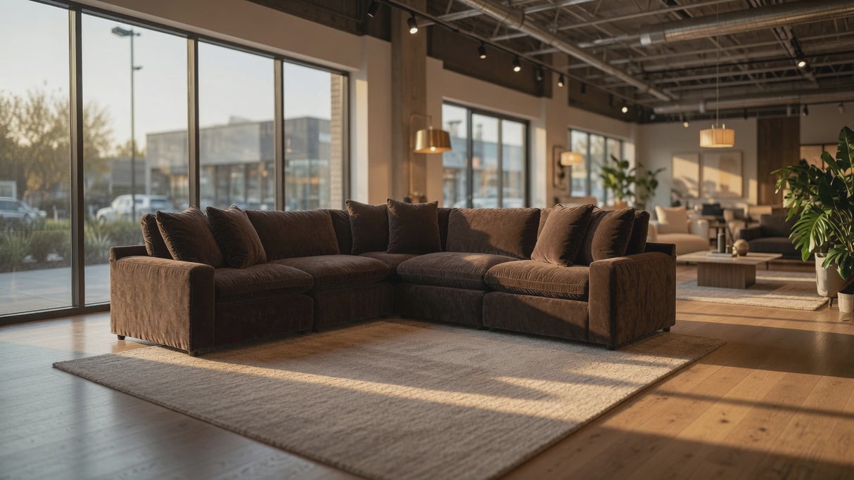 Maxton Heights Bittersweet 5-Piece Modular Modular Sectional