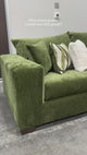 Sofá seccional de 4 piezas con brazo derecho (RAF) Cactus Green