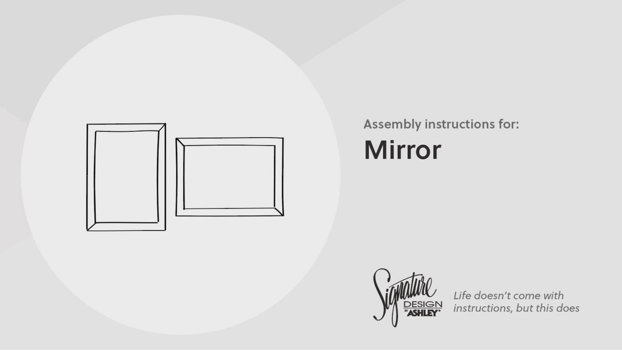 Bronyan Dark Gray Bedroom Mirror (Mirror Only)