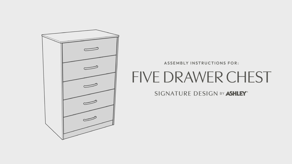 Finch Black Chest of Drawers
