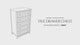 Hallityn White Chest of Drawers