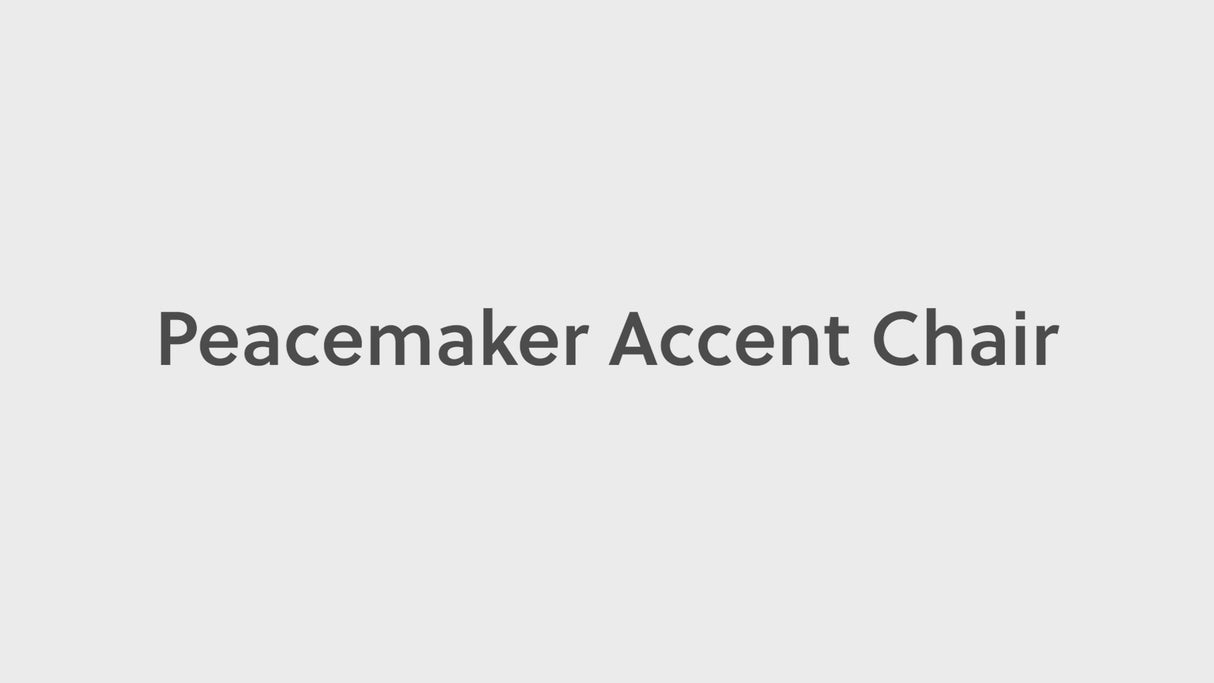 Peacemaker Brown Accent Chair