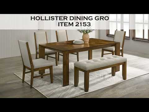 Hollister Brown Dining Chair, Set of 2