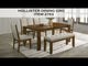 Hollister Brown Dining Chair, Set of 2