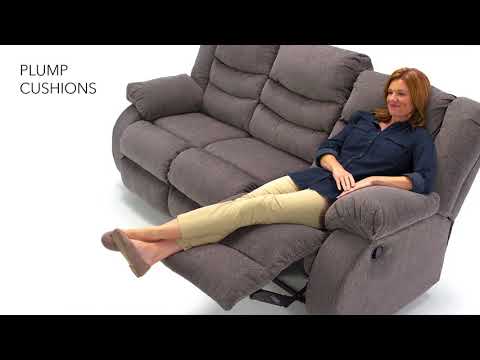 Tulen Gray Manual Reclining Sofa