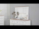 Aston White Dresser Mirror Only