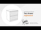 Onita White Nightstand