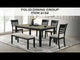 Folio Black Dining Table