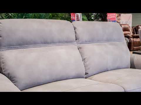 Next-Gen DuraPella Slate Dual Power Reclining Sofa