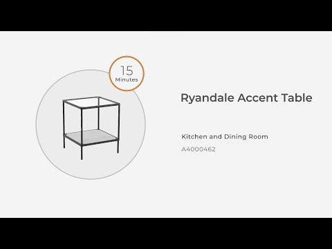 Ryandale Antique Black Accent Table