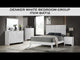 Cama con panel Denker White Queen