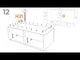 Shawburn Whitewash/Charcoal Gray Dresser