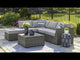 Petal Road Gray 4-Piece Outdoor Sectional Set