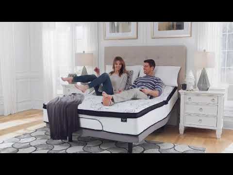 Chime 12 Inch Hybrid White Queen Mattress in a Box
