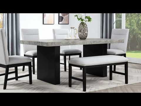 Sillas de comedor Sebastian Dove, juego de 2