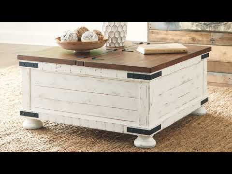 Wystfield White/Brown Coffee Table