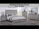 Beckett Rustic Gray Footboard Bench Panel Bedroom Set