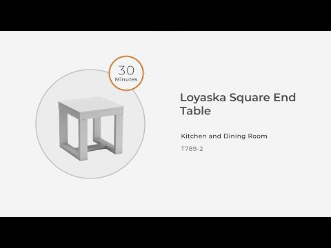 Loyaska Brown/Ivory End Table