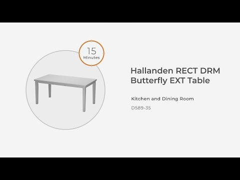 Hallanden Gray Dining Extension Table
