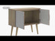 Orinfield Mueble auxiliar natural/blanco