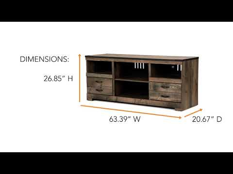 Trinell Brown 63" TV Stand