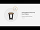 Hanneforth Brown/Black End Table