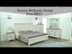 Sawyer Antique White and Brown Panel Bedroom Set