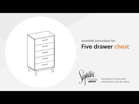 Calverson Mocha Chest of Drawers