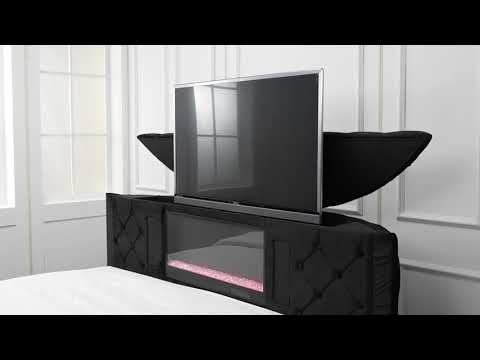 Voltare Black Nightstand